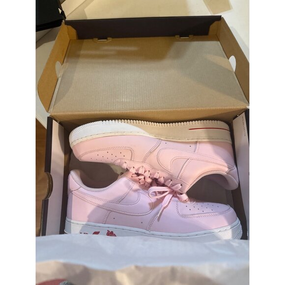 Nike Air Force 1 M11 Low Pink Sneakers with Flower Design - Picture 10 of 10